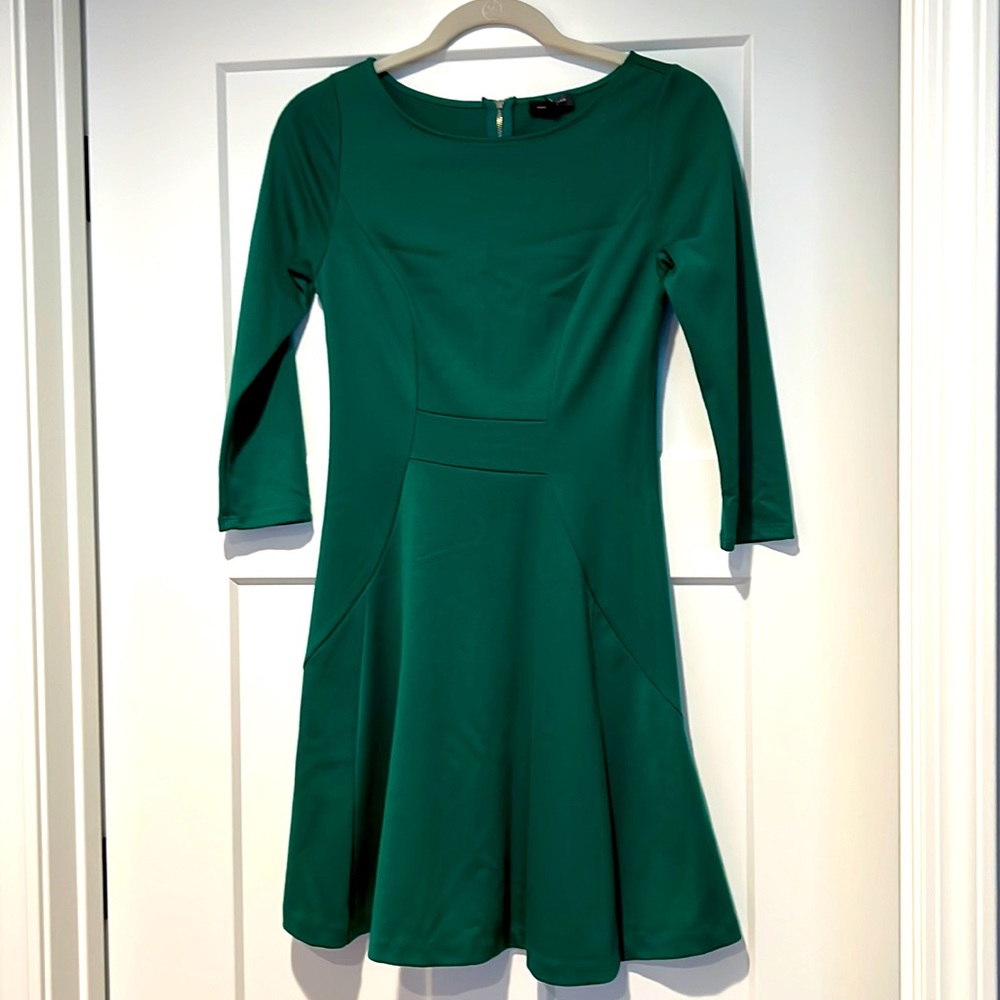 The Limited Boatneck Flared Skirt Dress